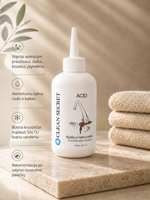 Rūdžių ir kalkių valiklis ACID, 250 ml